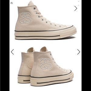Converse x Stussy Chuck 70 Hi Fossil Pearl/Natural Ivory
